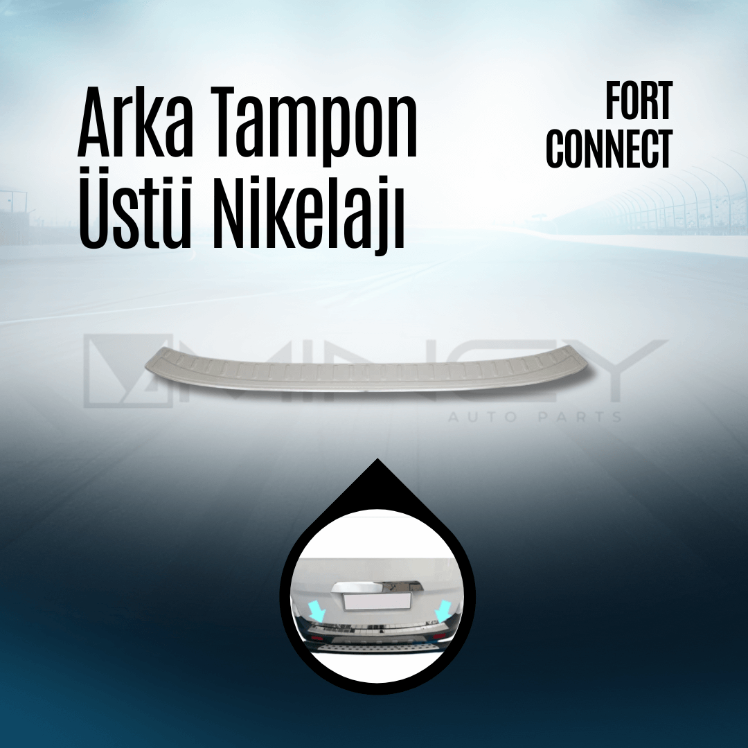 Arka Tampon Üstü Nikelajı Ford Connect